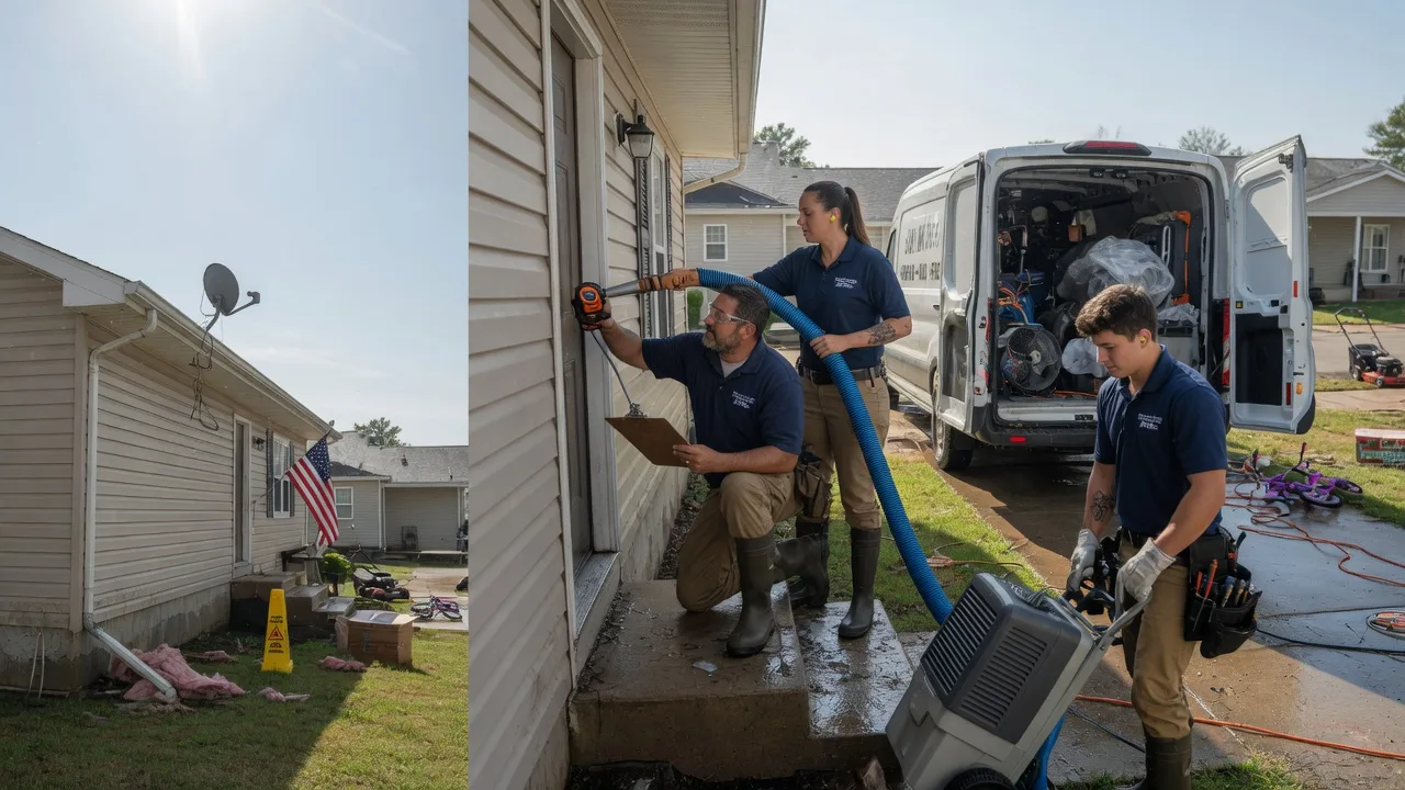 Ceiling Water Damage Restoration in Olton, TX near me